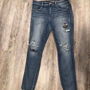 American Eagle Destroyed Jeans